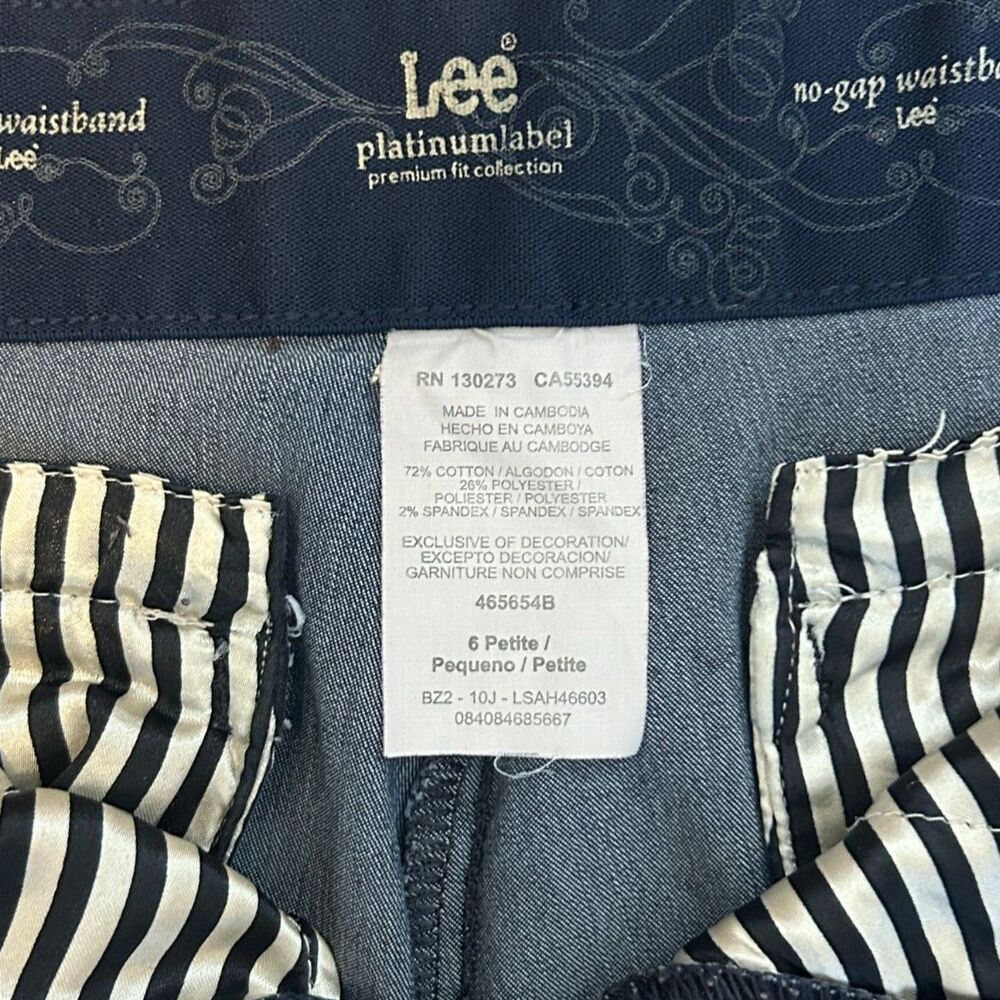 Lee Platinum Label No-Gap Waistband Wide-Leg Trouser Jeans - Picture 6 of 6